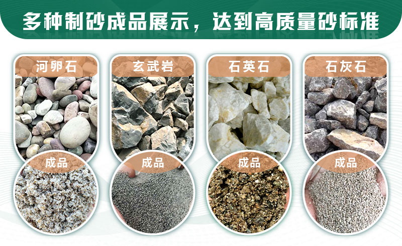 什么樣的石頭適合制砂？制沙生產(chǎn)線如何配置？